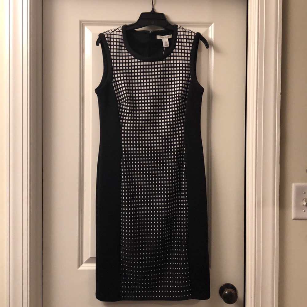 Gorgeous Black & White Formal/Business Dress size6